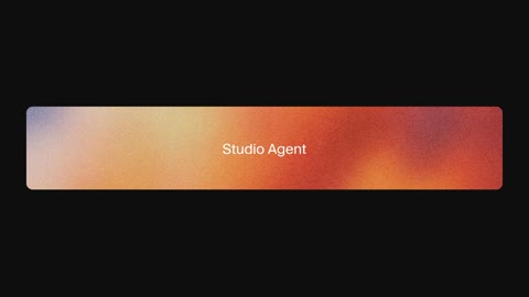 Beat 15: Studio Agent bar