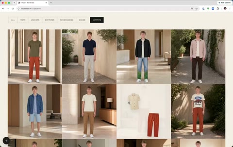 Beat 2: Hover flat-lays