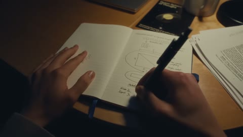 Beat 18: Notebook sketch