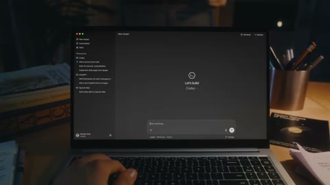 Beat 21: Headphones and laptop