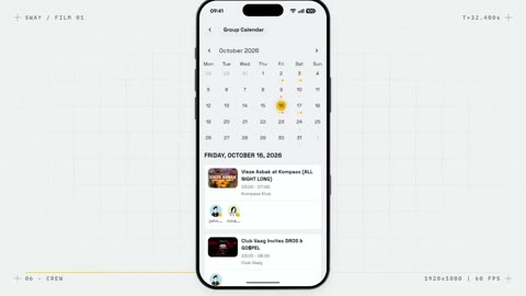Beat 13: Group calendar