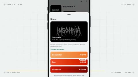 Beat 17: Organiser boost