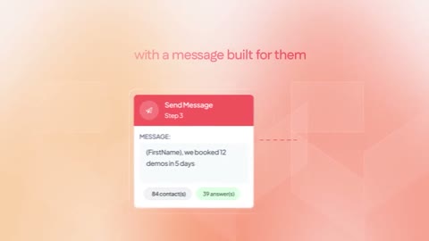 Beat 6: Message appears