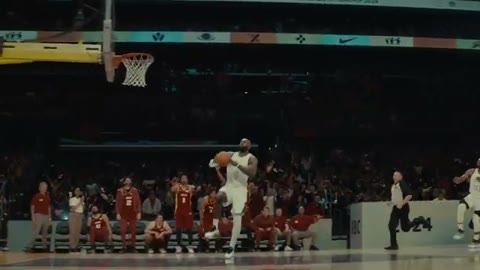 Beat 14: LeBron dunk