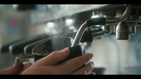 Beat 1: Cafe machine montage