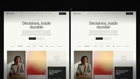 Beat 17: Light and dark homepage