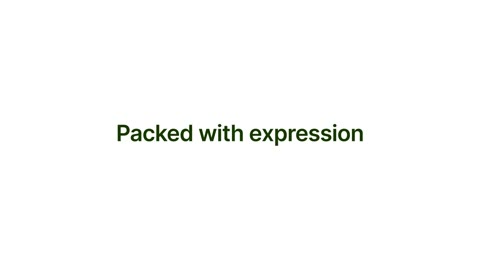 Beat 5: Packed with expression