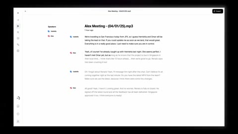 Beat 12: App transcript