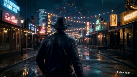Beat 5: Western neon street