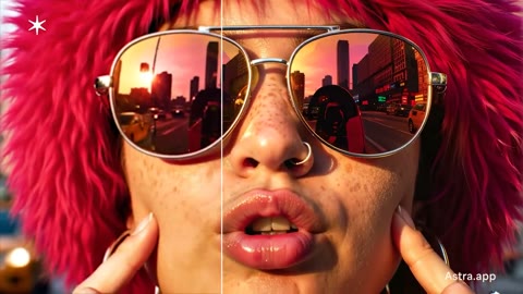 Beat 16: Pink fur sunglasses