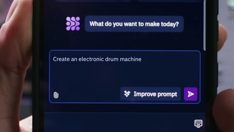Beat 4: Drum machine prompt