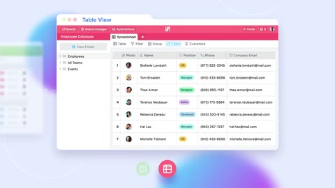 Beat 11: Table view