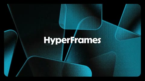 Beat 1: HyperFrames title