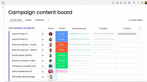 Beat 12: Content board fills