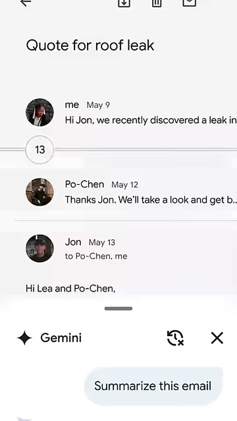 Beat 13: Gmail summary