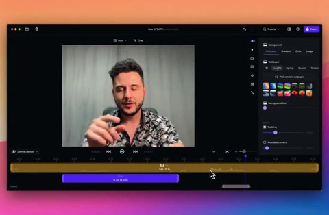 Beat 5: Webcam full screen