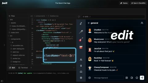 Beat 8: Code edit