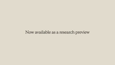 Beat 1: Research preview line
