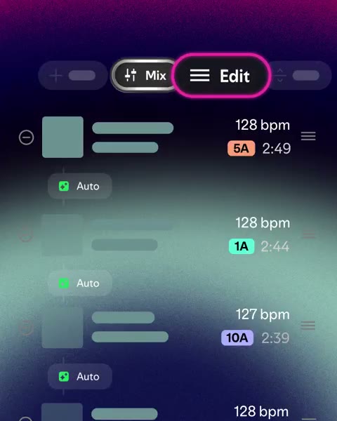 Beat 3: Edit tab
