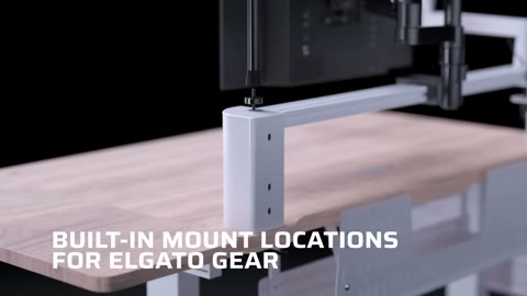 Beat 3: Monitor arm and Elgato mounts
