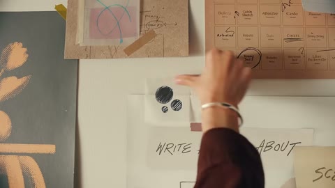 Beat 11: Floating swatches