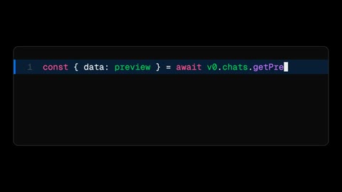Beat 5: Preview code