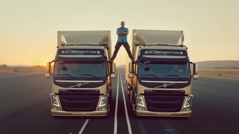 Beat 5: Two trucks, full view