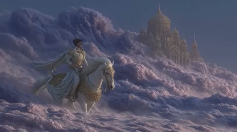 Beat 9: Rider above the clouds