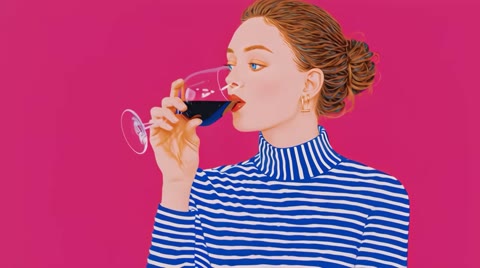 Beat 38: Wine on pink