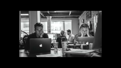 Beat 1: Two at laptops