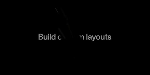 Beat 12: Build custom layouts