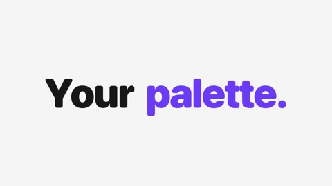 Beat 3: Palette blocks