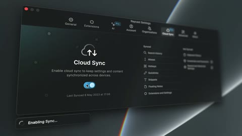 Beat 19: Quick AI answer and Cloud Sync