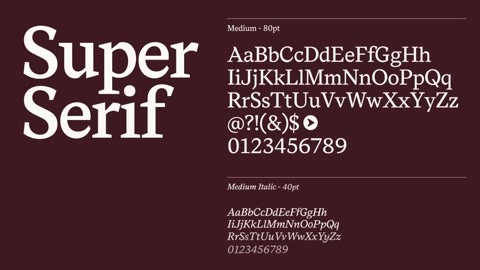 Beat 17: Super Serif