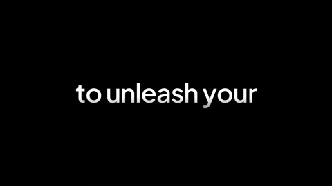 Beat 3: to unleash your