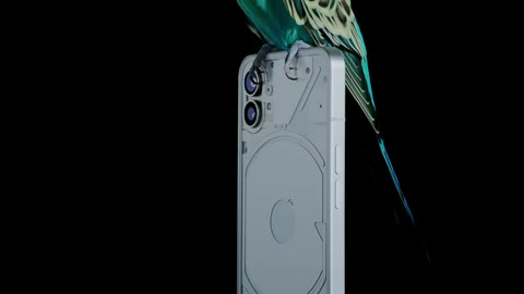 Beat 5: Teal bird on phone