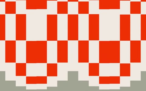 Beat 4: Red checker wipe