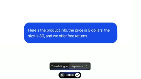 Beat 12: Speaking product info