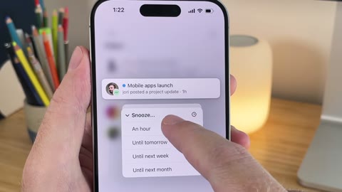 Beat 12: Notification menu