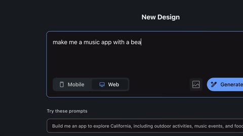Beat 3: Typing the prompt
