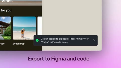 Beat 12: Export to Figma and code