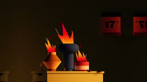 Beat 3: Fire props