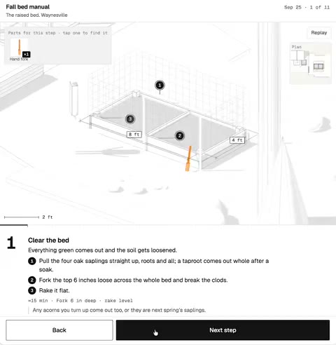 Beat 3: Step 1 Clear the bed