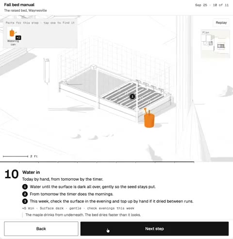 Beat 13: Step 10 Water in