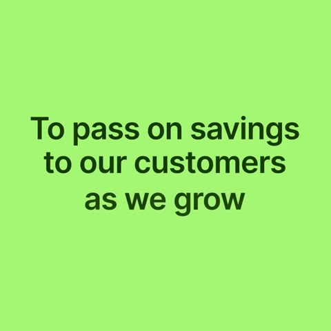 Beat 2: Pass on savings