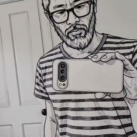 Beat 8: Fire breath in phone frame