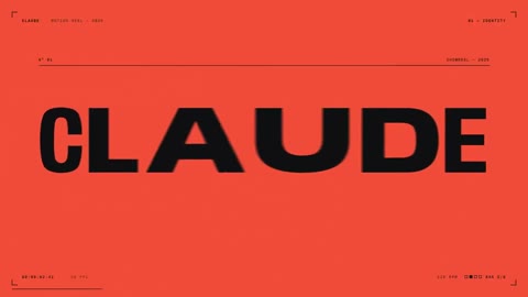 Beat 2: CLAUDE wordmark