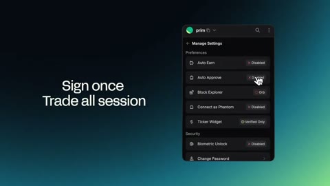 Beat 11: Sign once, settings