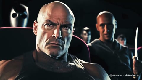 Beat 18: Bald man glare