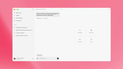 Beat 5: Prompt sent